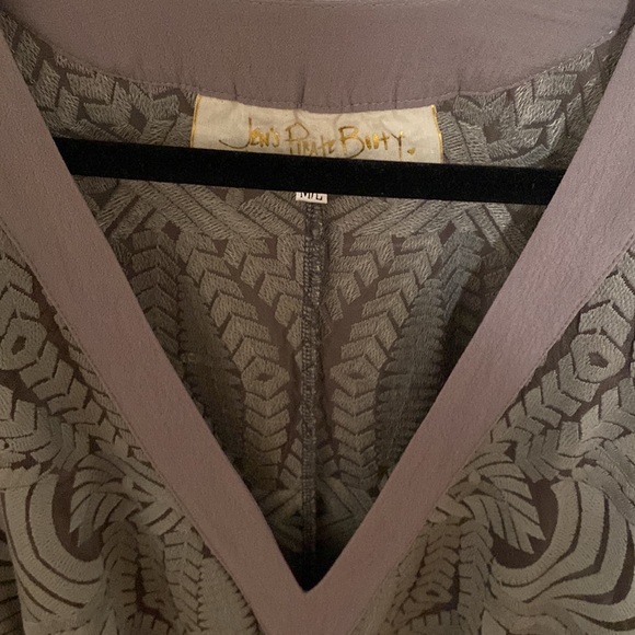 Jen’s Pirate Booty gray lace dress/ coverup - Picture 3 of 11